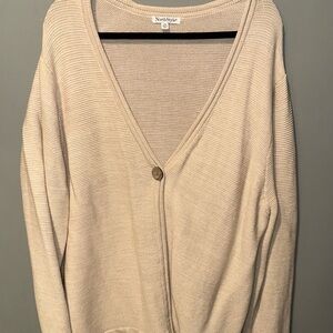 NorthStyle Women's Beige Cardigan Sweater